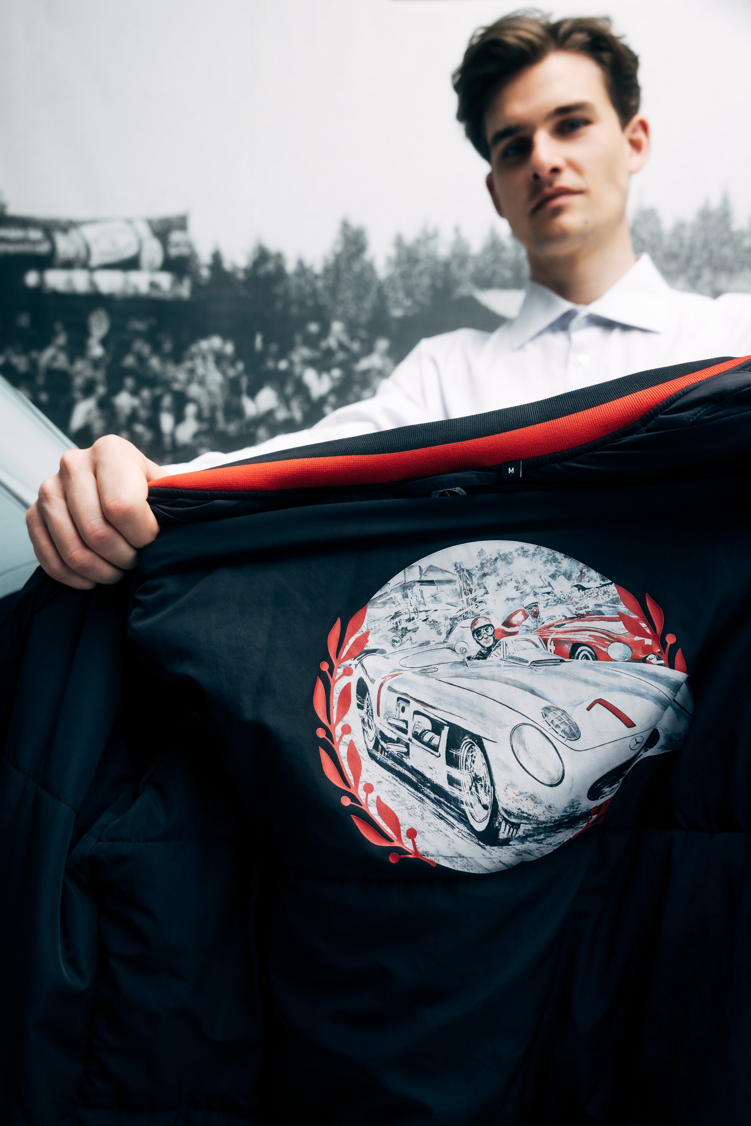 Blouson Herren, schwarz