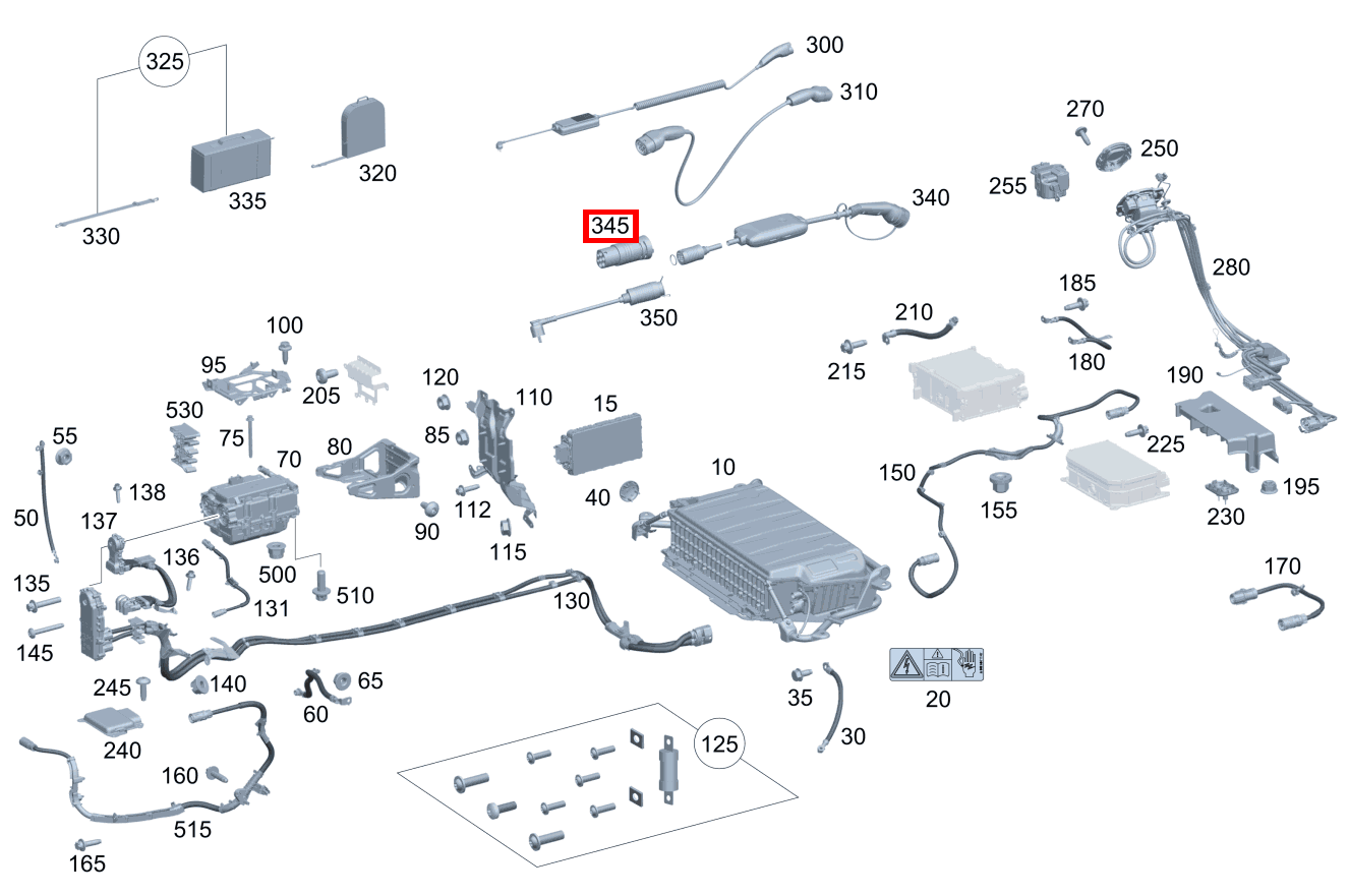 Adapter Flexibles Ladesystem, Adapter, Typ 2 GLA 250 e BCA 247