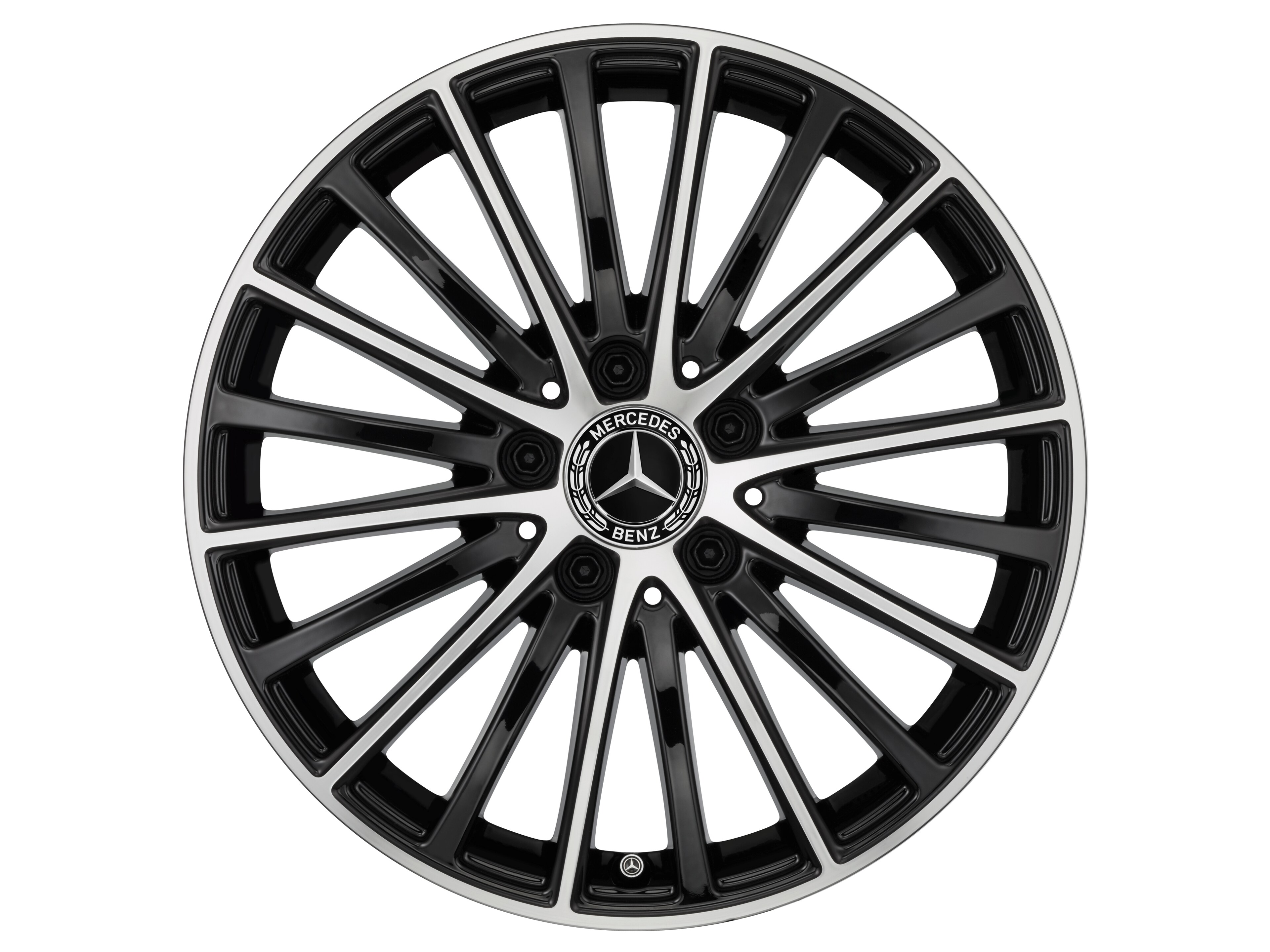 Vielspeichen-Rad, 43,2 cm (17 Zoll), glanzged