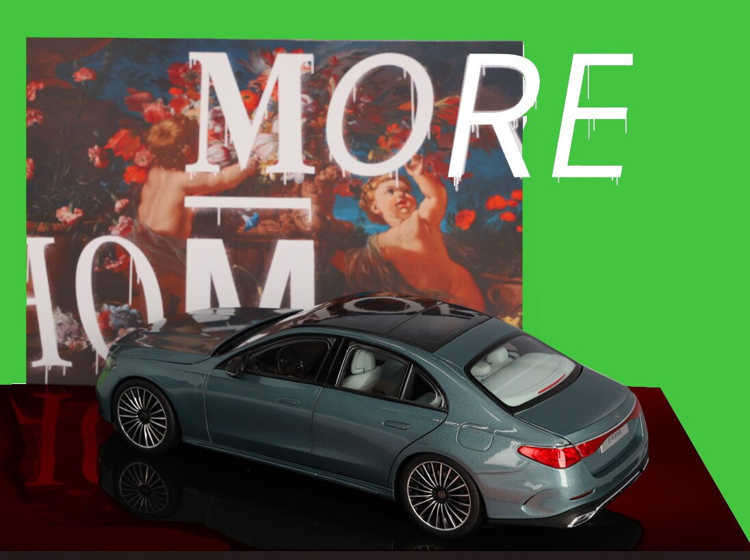 E-Klasse, Limousine, AMG Line, W214 MANUFAKTUR alpingrau uni, 1:18