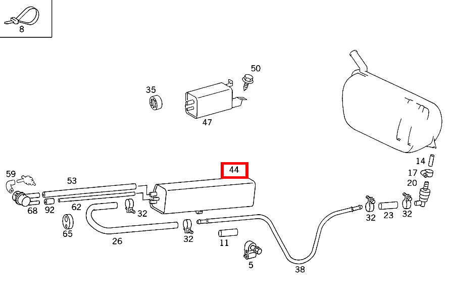 Aktivkohlefilter B 180 247 Aktivkohlefilter B 180 247