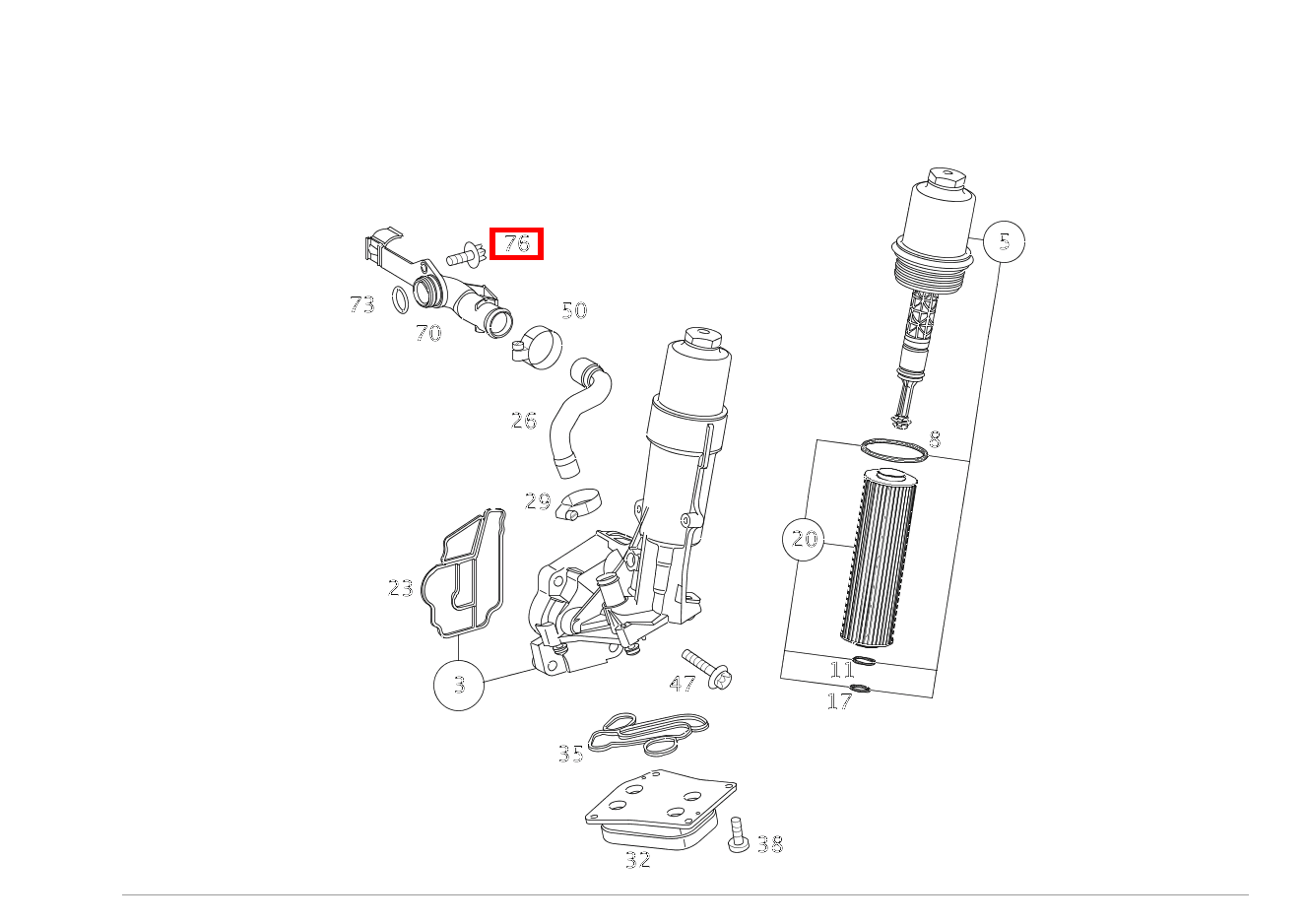 Sechsrundschraube Leitung an Zylinderkopf; M6X20 SLK 200 Kompressor Roadster BCA 171