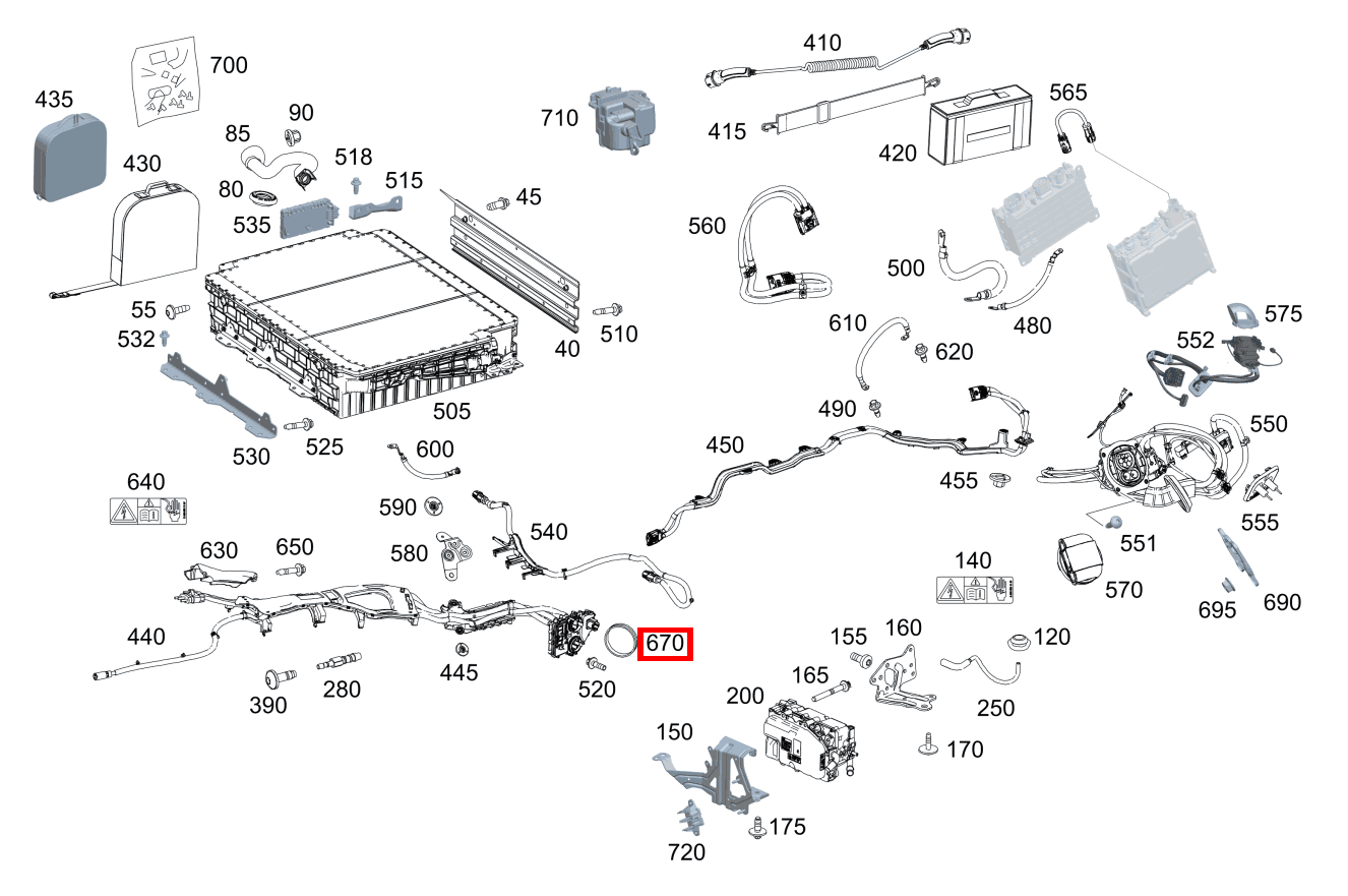Elastomerformdichtung TRENNSTELLE HOCHVOLTLEITUNGSSATZ GLE 350 e 4MATIC 213 Elastomerformdichtung TRENNSTELLE HOCHVOLTLEITUNGSSATZ GLE 350 e 4MATIC 213