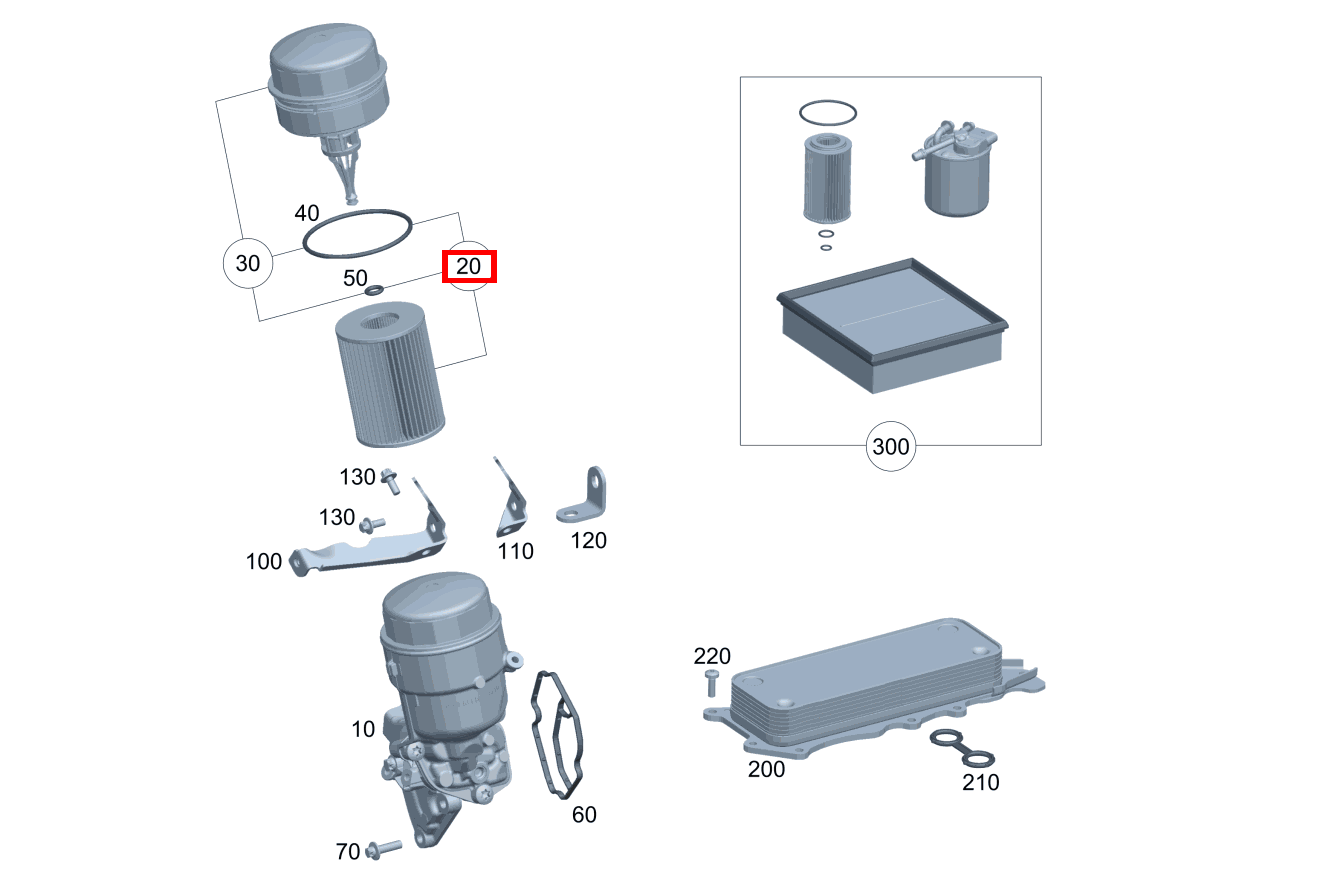 Teilesatz Filtereinsatz R 300 CDI SUV-Tourer (langer Radstand) 251 Teilesatz Filtereinsatz R 300 CDI SUV-Tourer (langer Radstand) 251