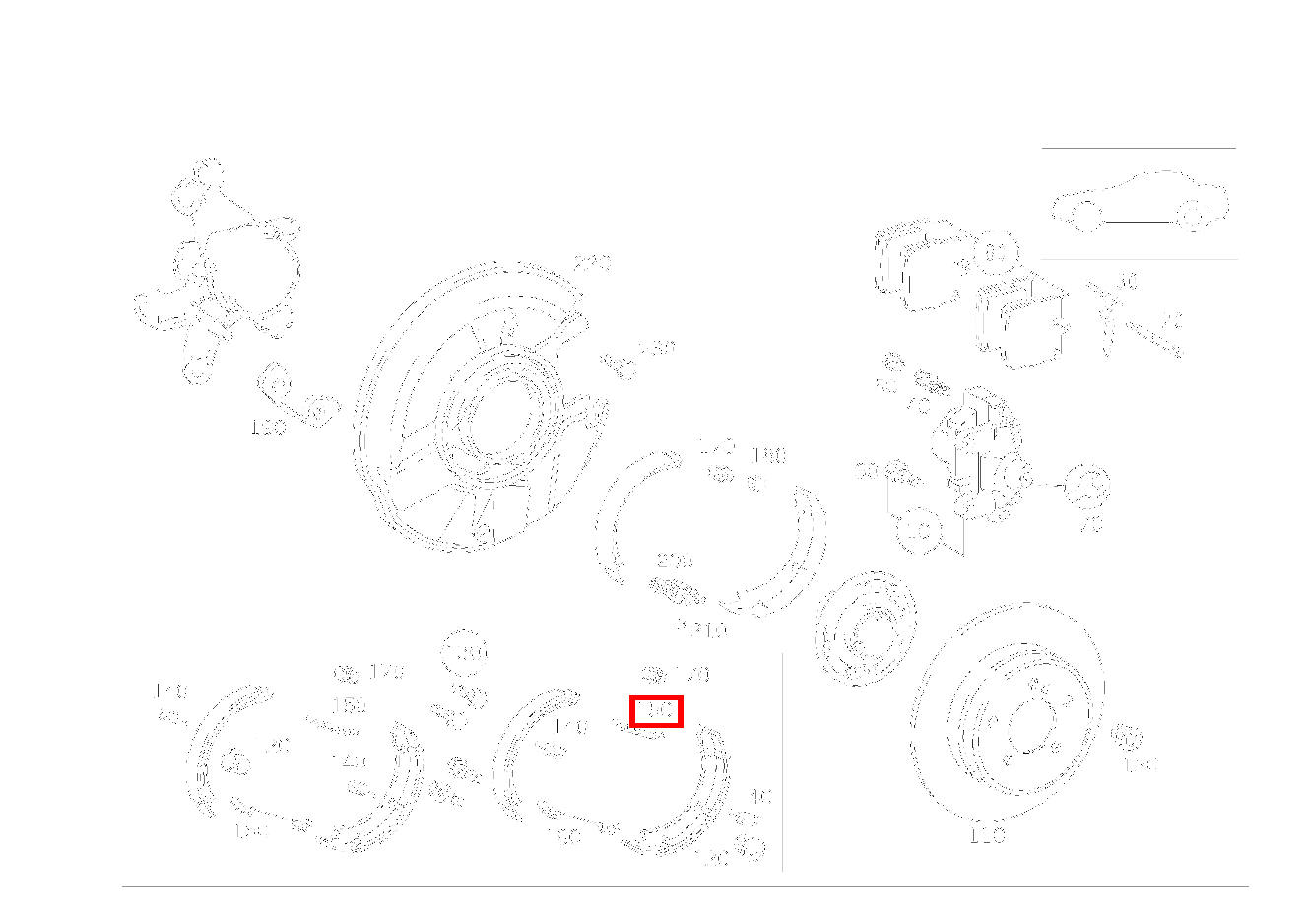 Zugfeder BREMSBACKENRUECKHOLUNG SLK 320 AMG KOMP 170