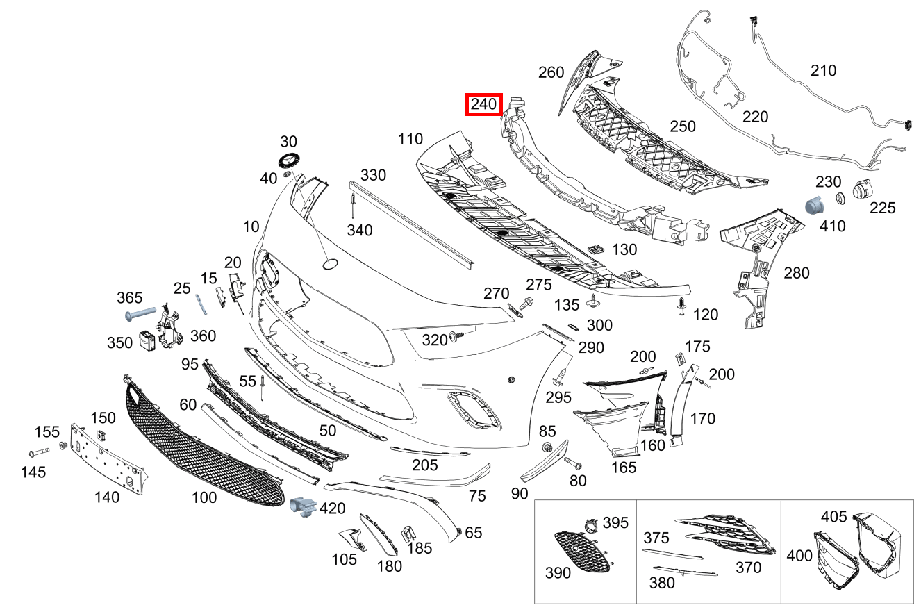 Pralldämpfer Mitte Mercedes-AMG A 45 S 4MATIC+ Kompaktlimousine 177 Pralldämpfer Mitte Mercedes-AMG A 45 S 4MATIC+ Kompaktlimousine 177