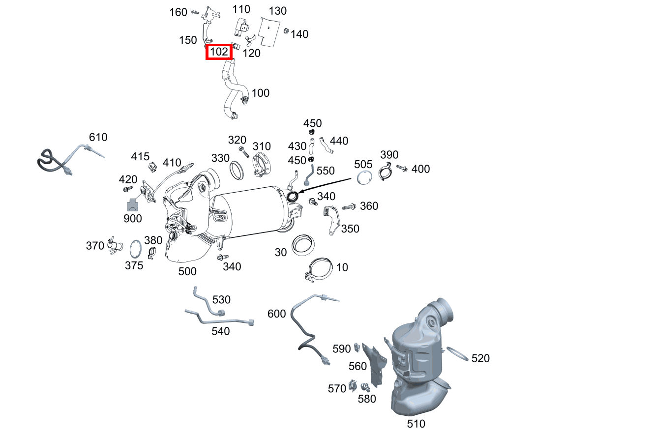 Schlauchschelle Druckleitung; 14.5-15.5 MM G 400 d 463