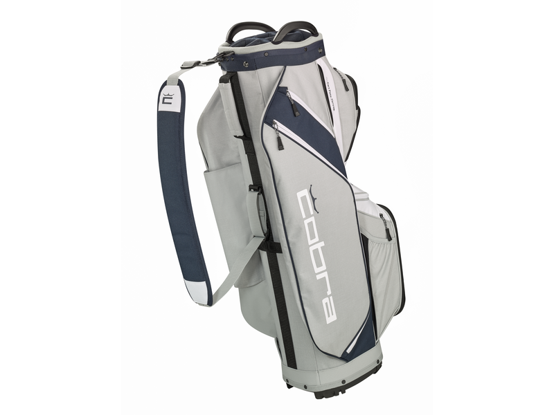 Golf-Cartbag, Ultralight Pro grau / navy, Polyester