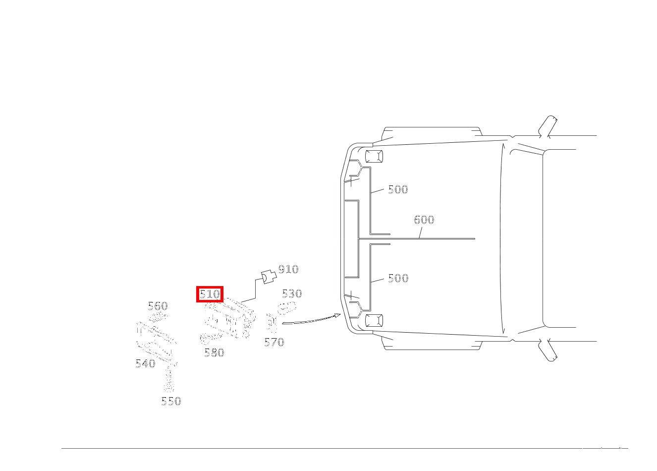 Nebelscheinwerfer Links G 500 Off-Roader lang BCA 463 Nebelscheinwerfer Links G 500 Off-Roader lang BCA 463