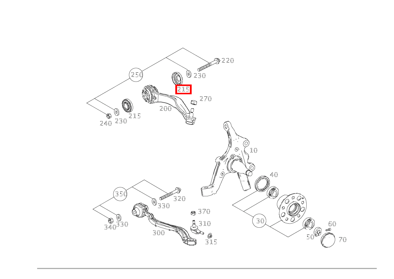 DICHTUNGSBALG ZUGSTREBE RECHTS CLS 250 Shooting Brake BlueTEC 4MATIC 218