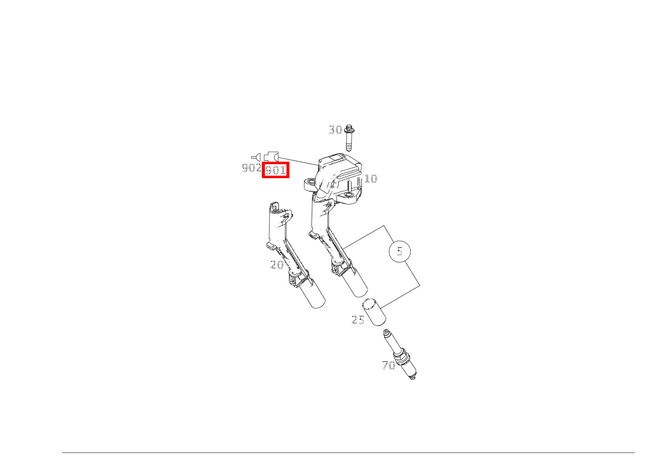 Kupplung, Mechanisch Zündspule T1/1-T1/4; 4-PIN CLA 250 4MATIC Coupé 117