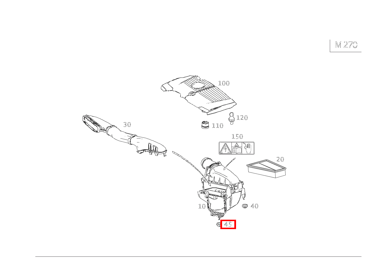 Elastomerlager AN RAHMEN B200 NGD 242