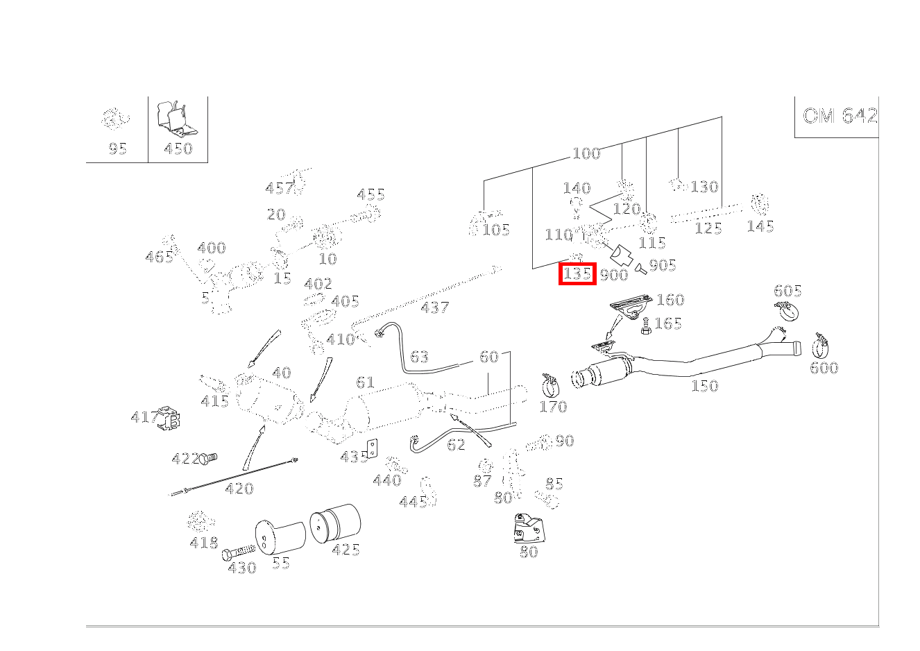 Mutter DRUCKSENSOR AN HALTER; M6 R 300 CDI SUV-Tourer (langer Radstand) 251