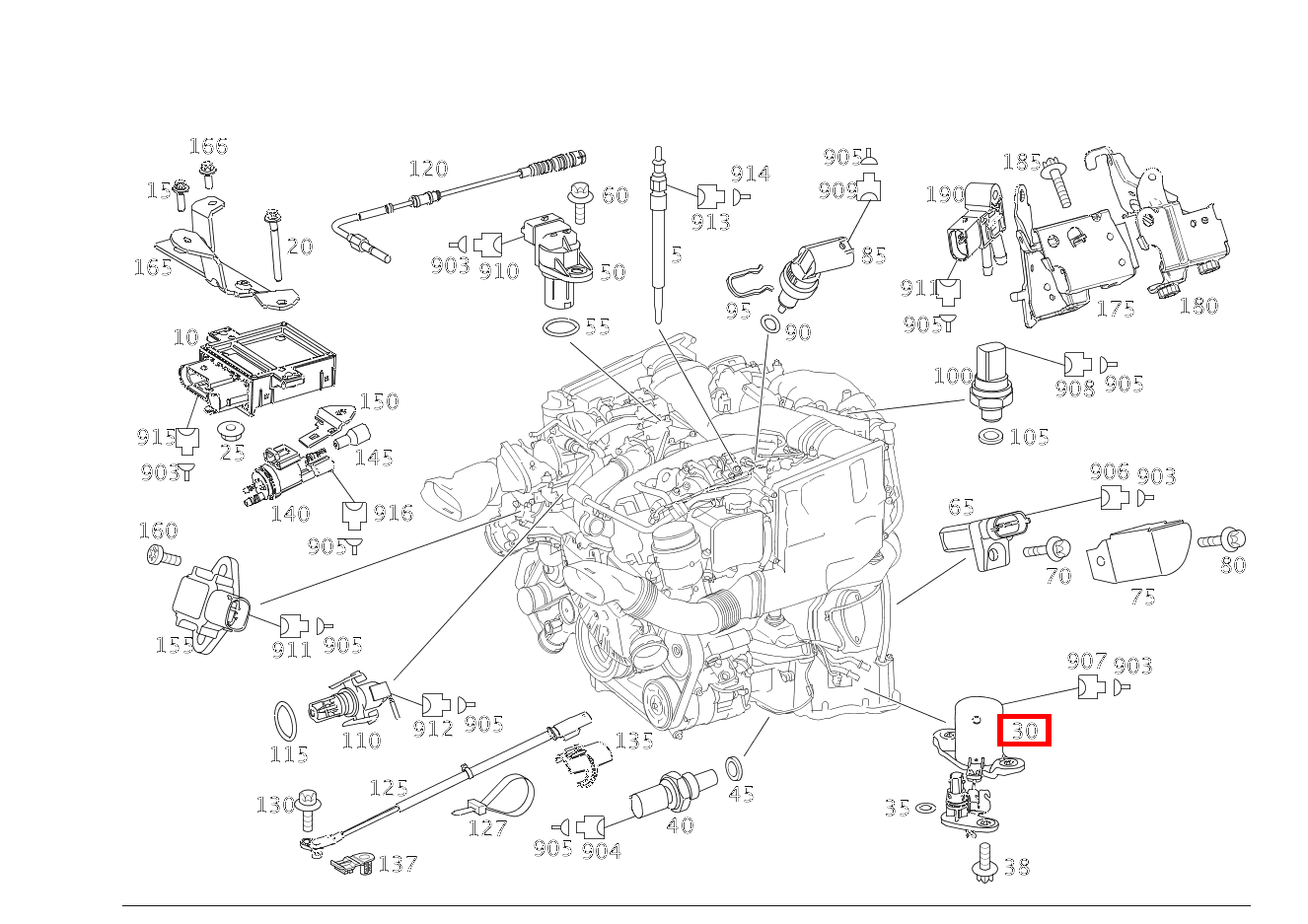Füllstandssensor Ölstandgeber G 300 CDI/4X4/3428 Lang 461
