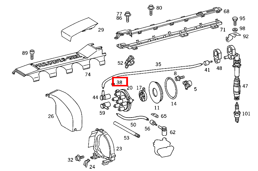 KENNZEICHNUNGSTUELLE ZYLINDER NO.12 S 600/600 SE V12 140 KENNZEICHNUNGSTUELLE ZYLINDER NO.12 S 600/600 SE V12 140