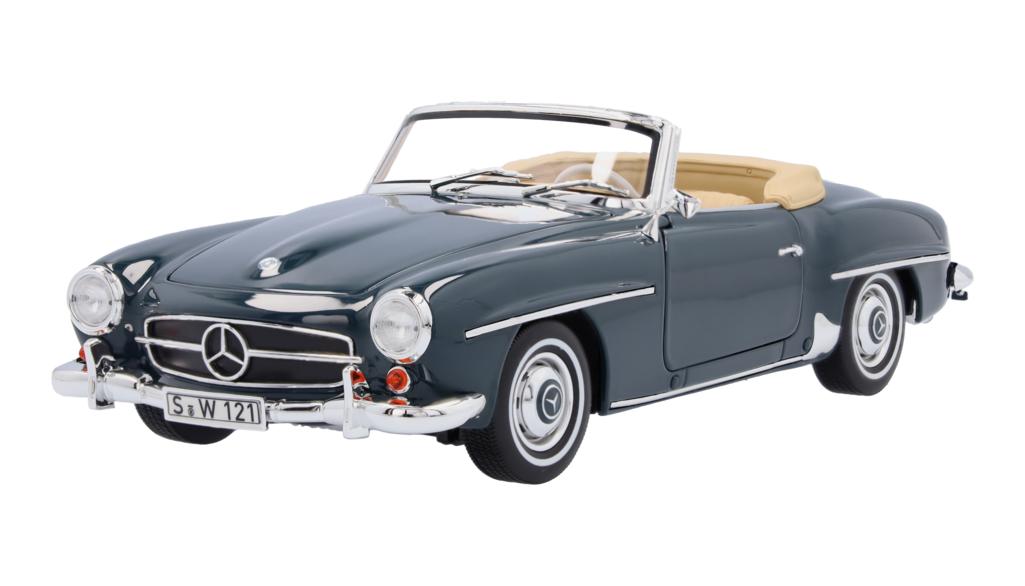190 SL Roadster W 121 (1954-1963) graublau, Norev, 1:18