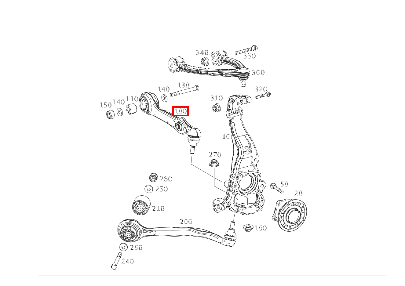 Federlenker LINKS S 560 Cabriolet 217 Federlenker LINKS S 560 Cabriolet 217