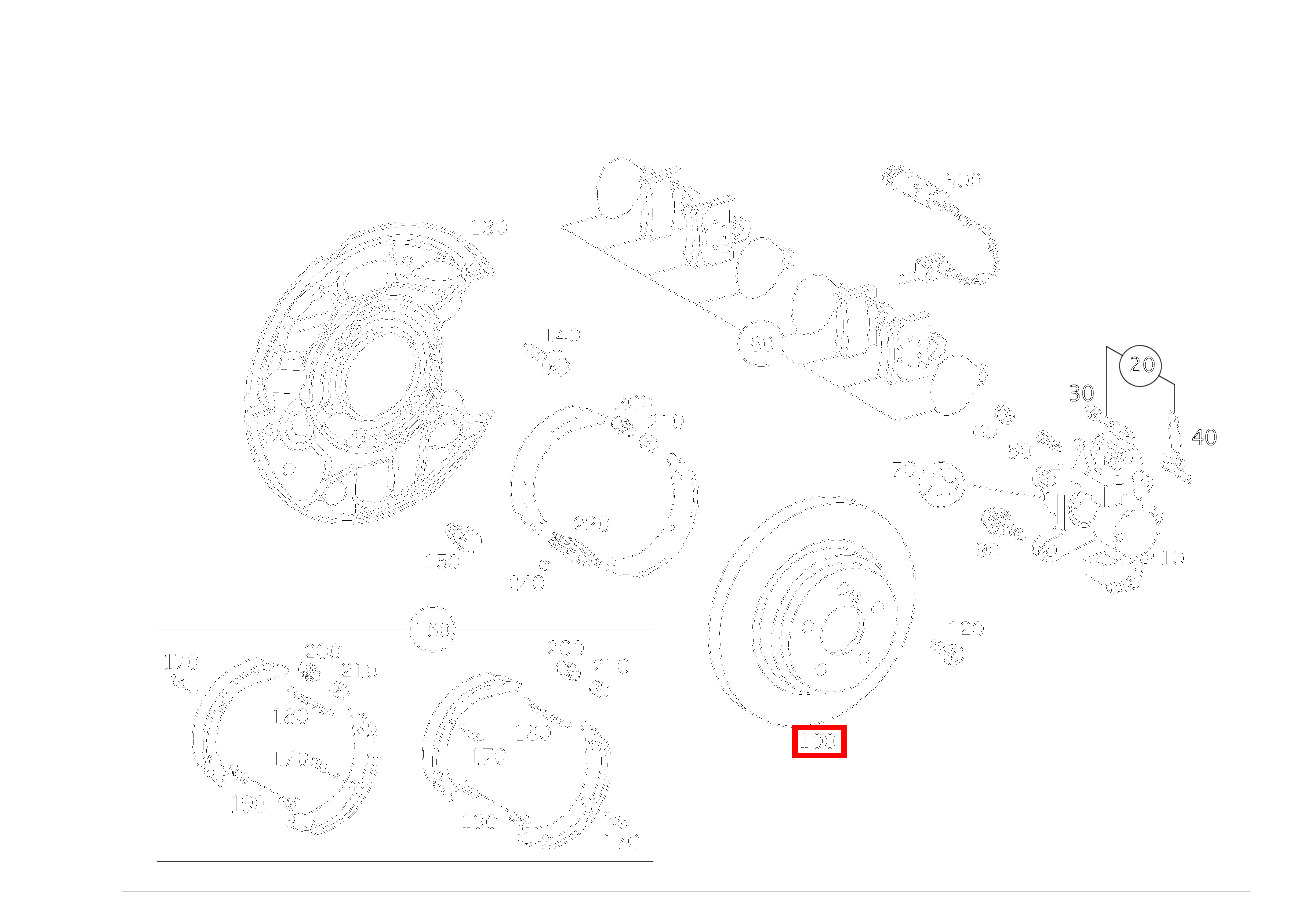 Bremsscheibe Hinten CLK 220 CDI Coupé 209