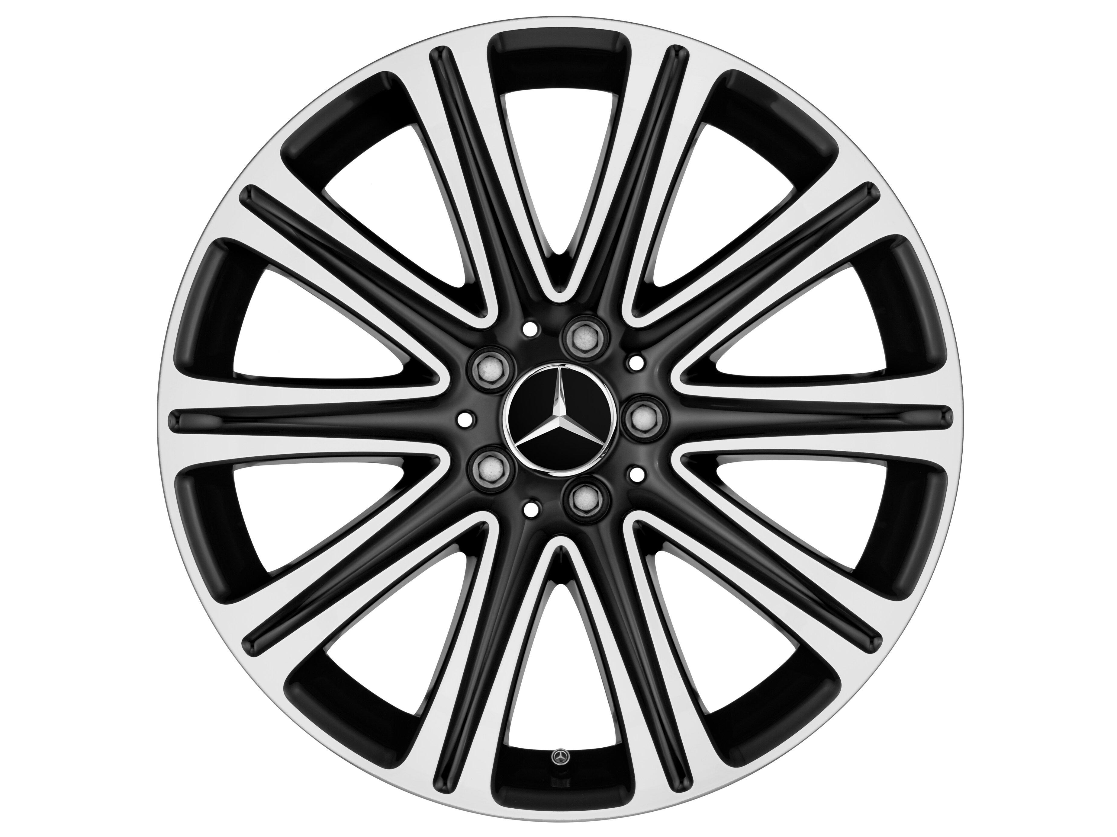 10-Speichen-Rad, 48,3 cm (19 Zoll), glanzgedr