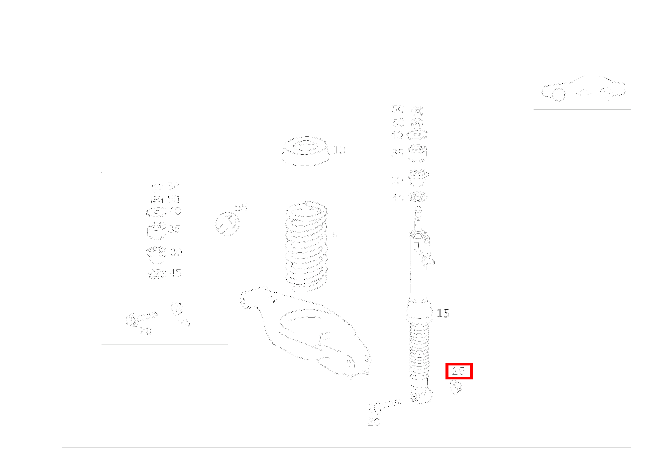 Mutter FEDERBEIN AN FEDERLENKER; M10 SL 600 Roadster mit Automatik 129