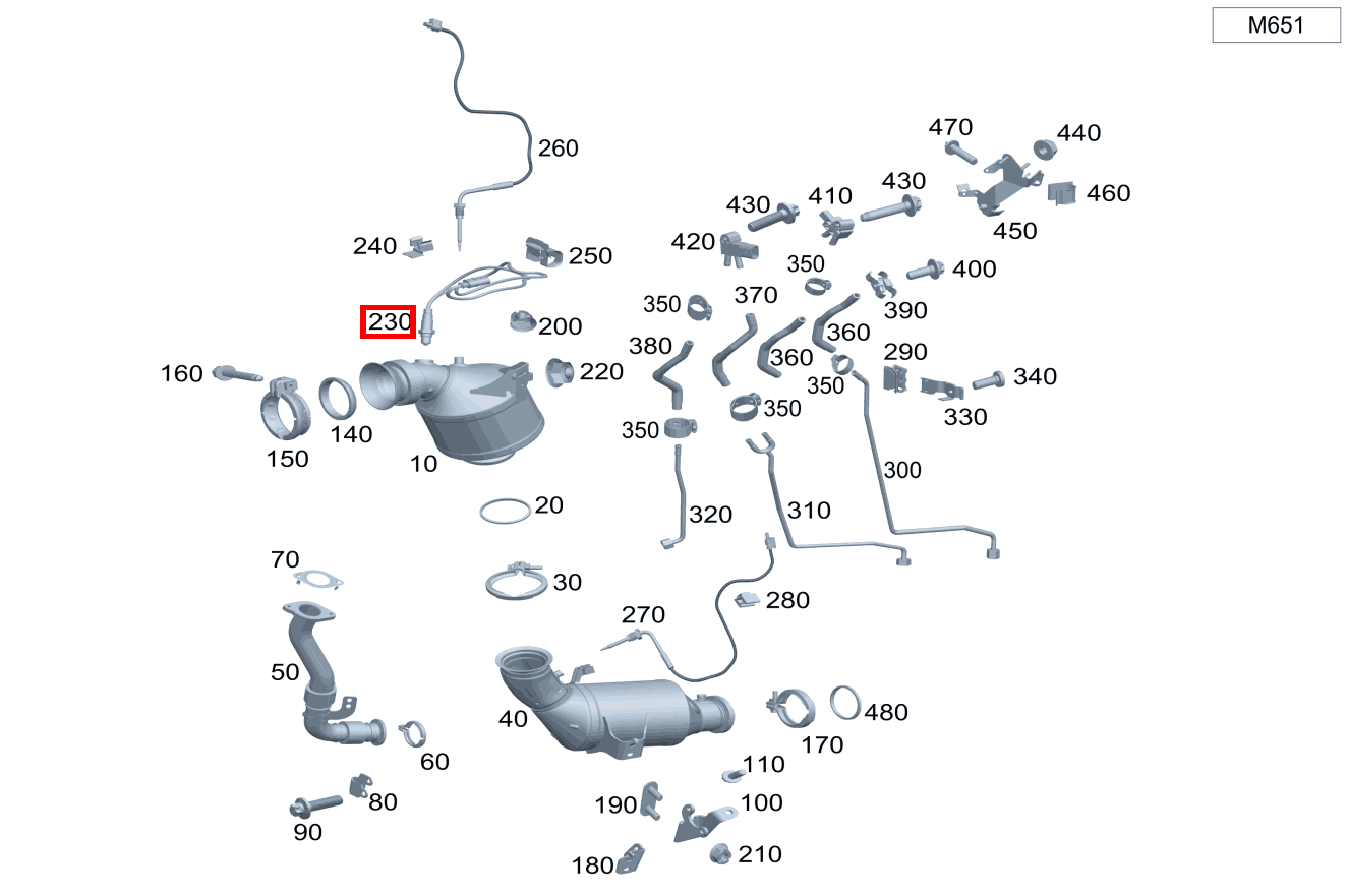 Lambdasonde Regelsonde vor Katalysator SPORT-UTILITY-VEHICLE BRENNSTOFFZELLE 253 Lambdasonde Regelsonde vor Katalysator SPORT-UTILITY-VEHICLE BRENNSTOFFZELLE 253