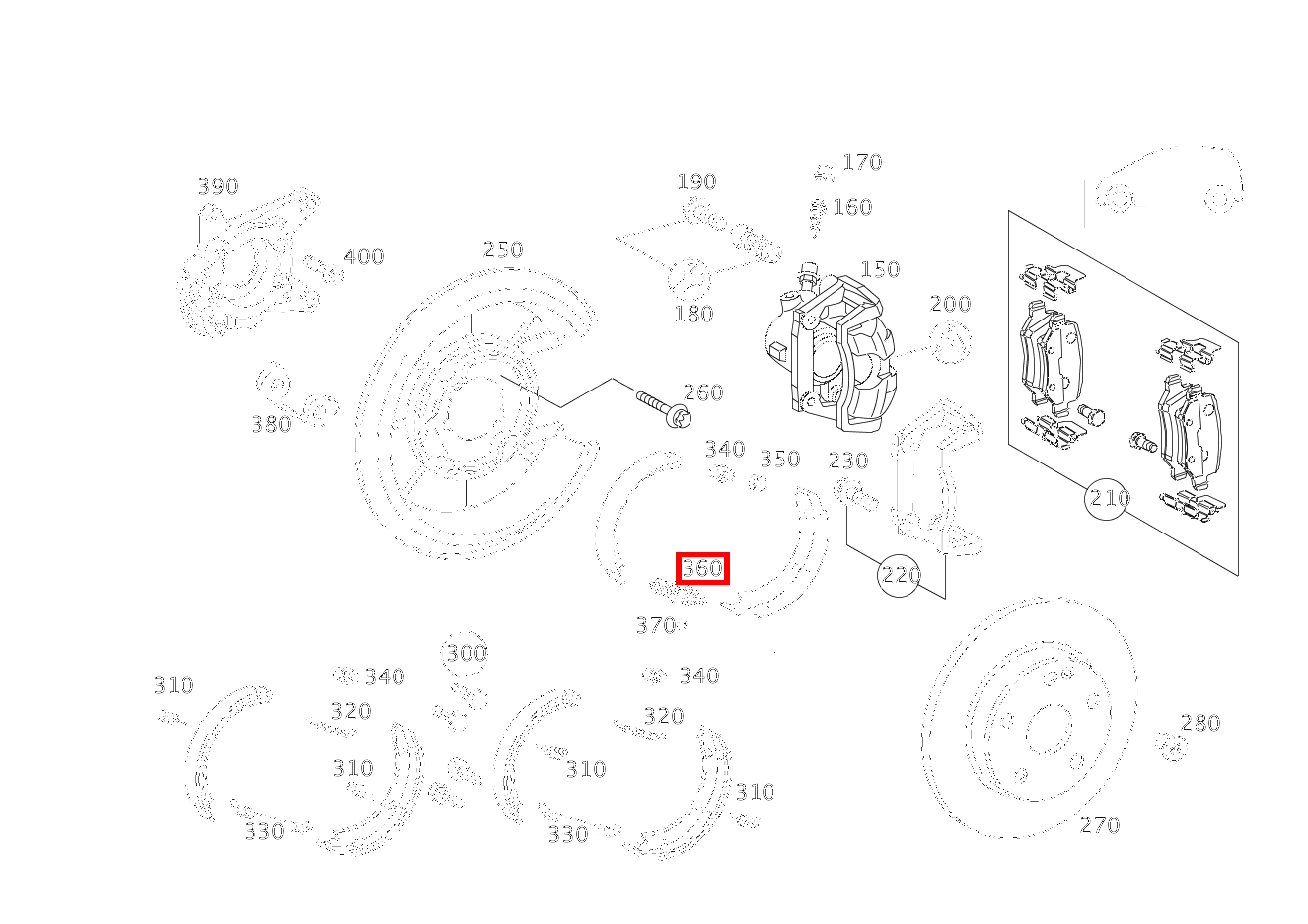 SPREIZSCHLOSS BREMSE A 210 L EVOLUTION 168 SPREIZSCHLOSS BREMSE A 210 L EVOLUTION 168