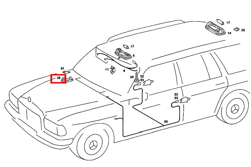 Innenraumleuchte HANDSCHUHKASTEN 230 TE 123 Innenraumleuchte HANDSCHUHKASTEN 230 TE 123