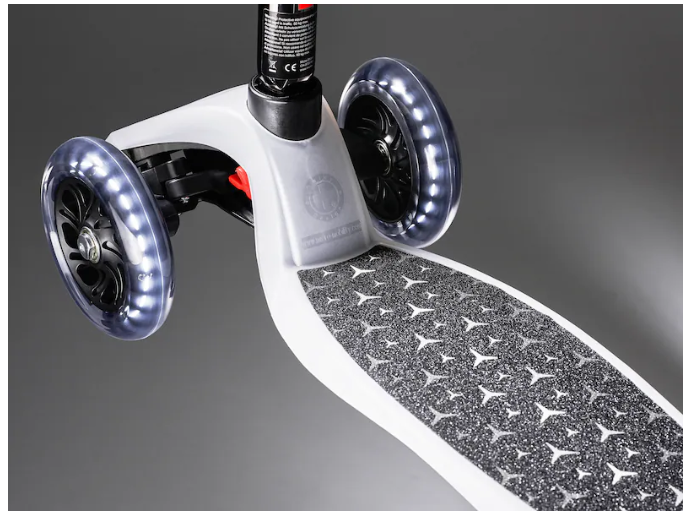 Tretroller Kinder, Maxi deluxe Flux neochrome black, Aluminium / Kunststoff, Micro Mobility