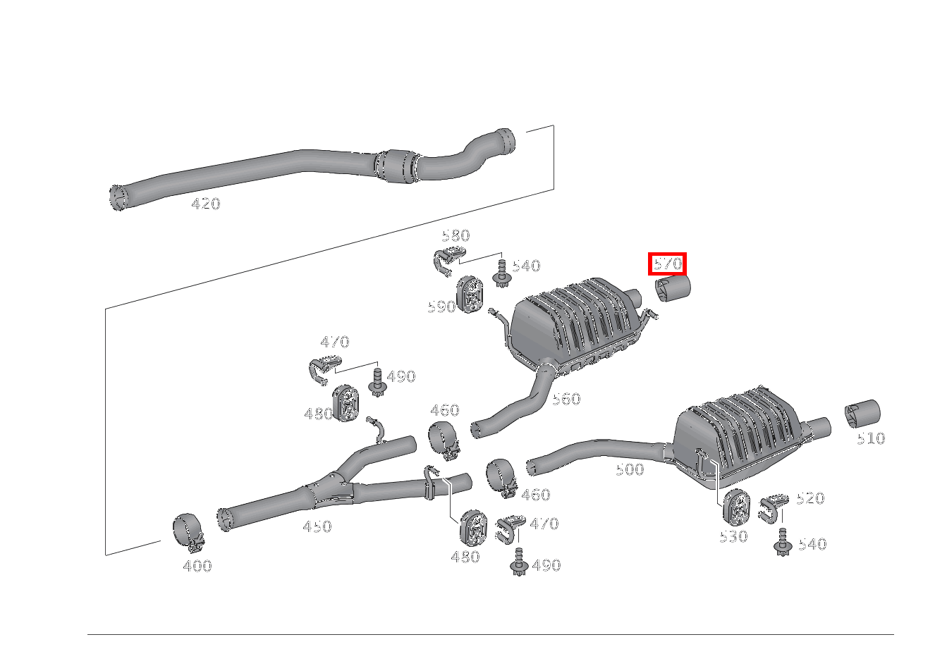 Endrohrblende AUSPUFFROHR HINTEN RECHTS SLK350 BE 172 Endrohrblende AUSPUFFROHR HINTEN RECHTS SLK350 BE 172