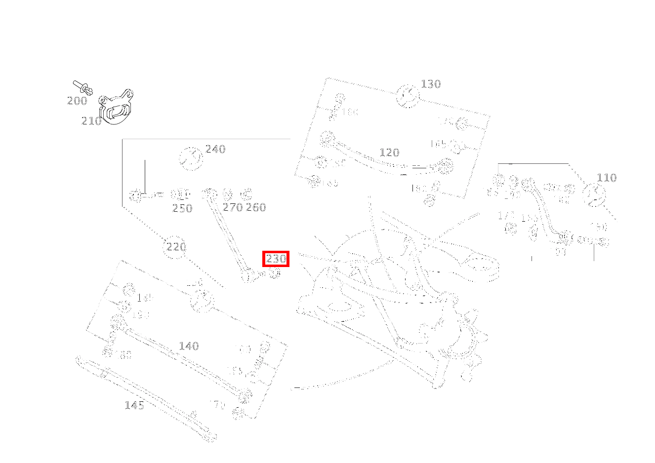 Sechskantmutter SPURSTANGE AN RADTRAEGER; M10 CL 65 AMG Coupé 215