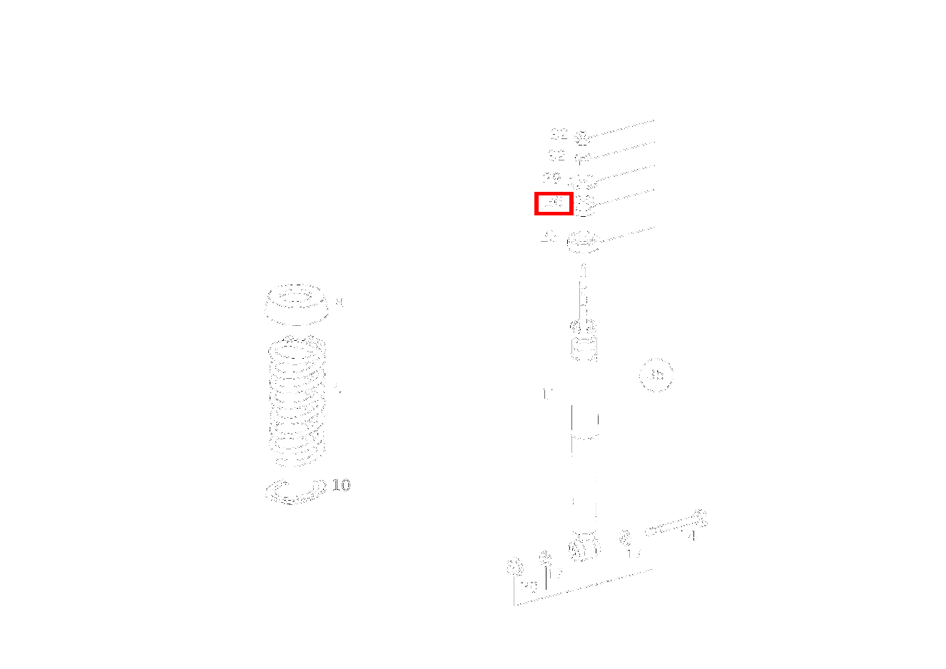 ELASTOMERRING STOSSDAEMPFER AN RAHMEN C 43 T AMG 202 ELASTOMERRING STOSSDAEMPFER AN RAHMEN C 43 T AMG 202