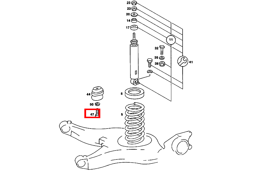 Zylinder-Schraube ANSCHLAGPUFFER AN RAHMEN; M8X20 560 SL 107