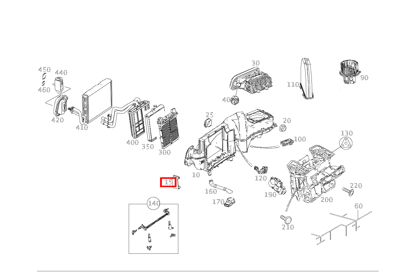 SPANNFEDER AN KLIMAKASTEN Mercedes-AMG GT Roadster 190