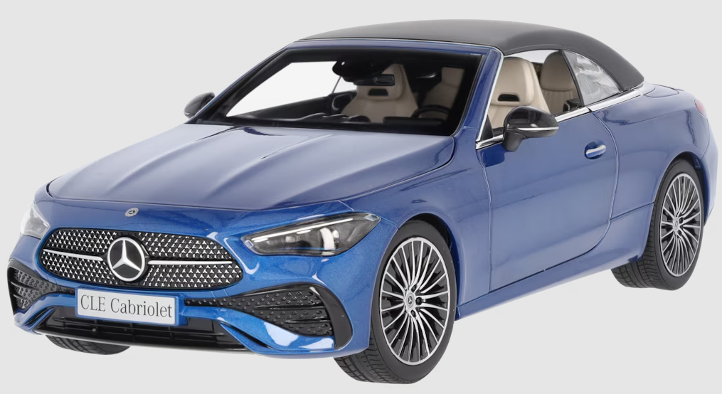 CLE Cabriolet, AMG Line, A236 spektralblau, 1:18