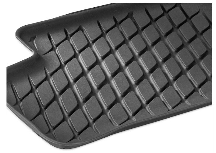 Fußraumschale EQB X243, Dynamic Squares, 3. Sitzreihe, 2-teilig