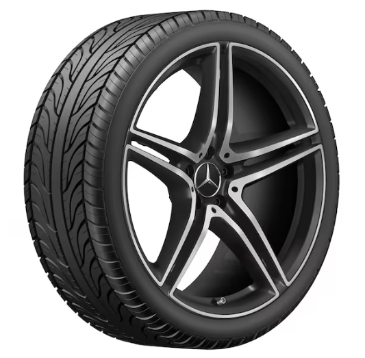AMG Vielspeichen-Rad, 21 Zoll, 10,5 J x 21 ET 50, schwarz matt AMG Vielspeichen-Rad, 21 Zoll, 10,5 J x 21 ET 50, schwarz matt