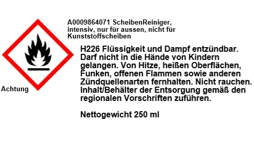 ScheibenReiniger, intensiv
