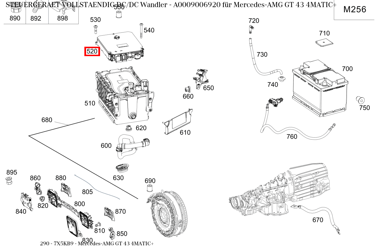 Steuergerät vollständig DC/DC Wandler Mercedes-AMG GT 43 4MATIC+ 290 Steuergerät vollständig DC/DC Wandler Mercedes-AMG GT 43 4MATIC+ 290