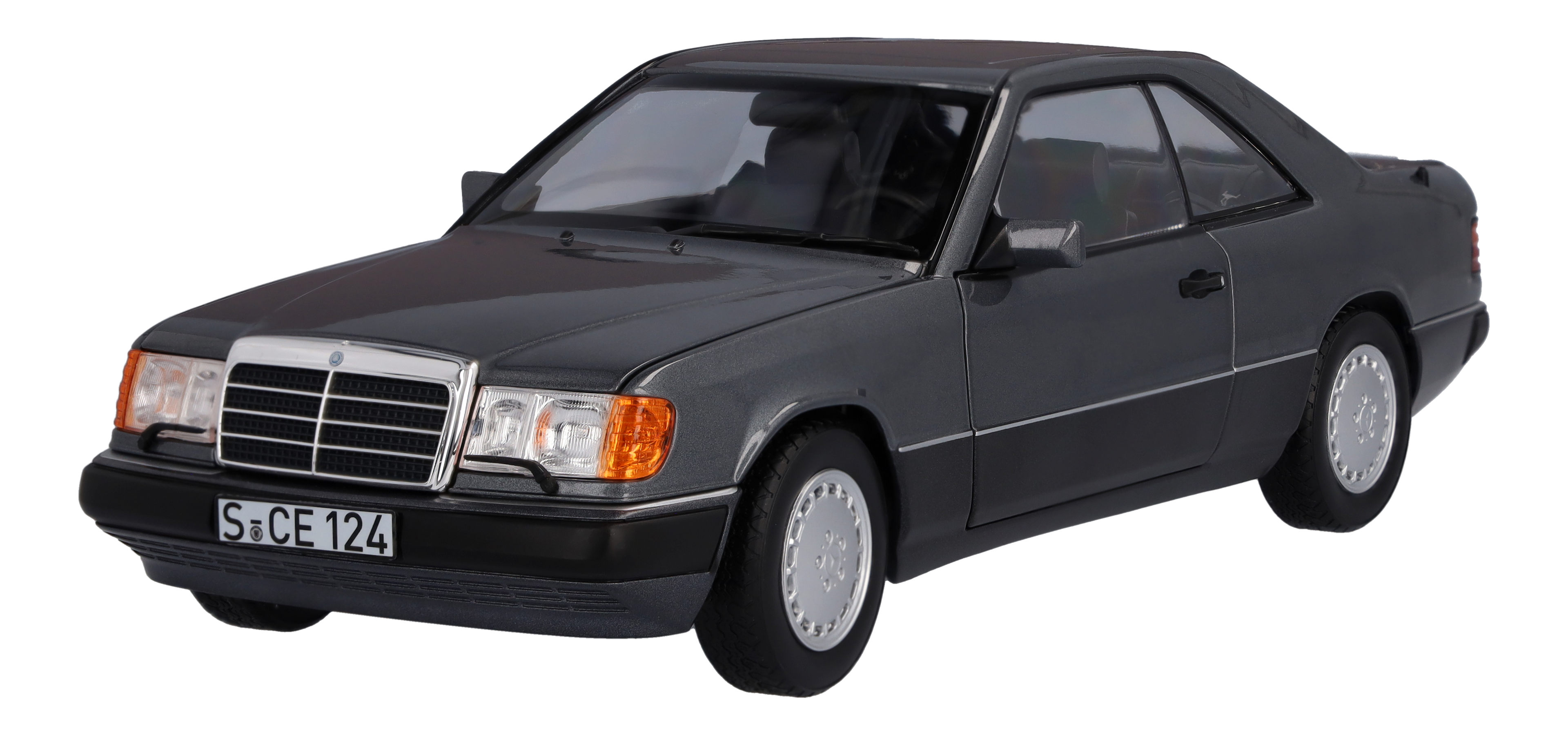 300 CE-24 Coupé C124 (1988-1992) perlmuttgrau, Norev, 1:18