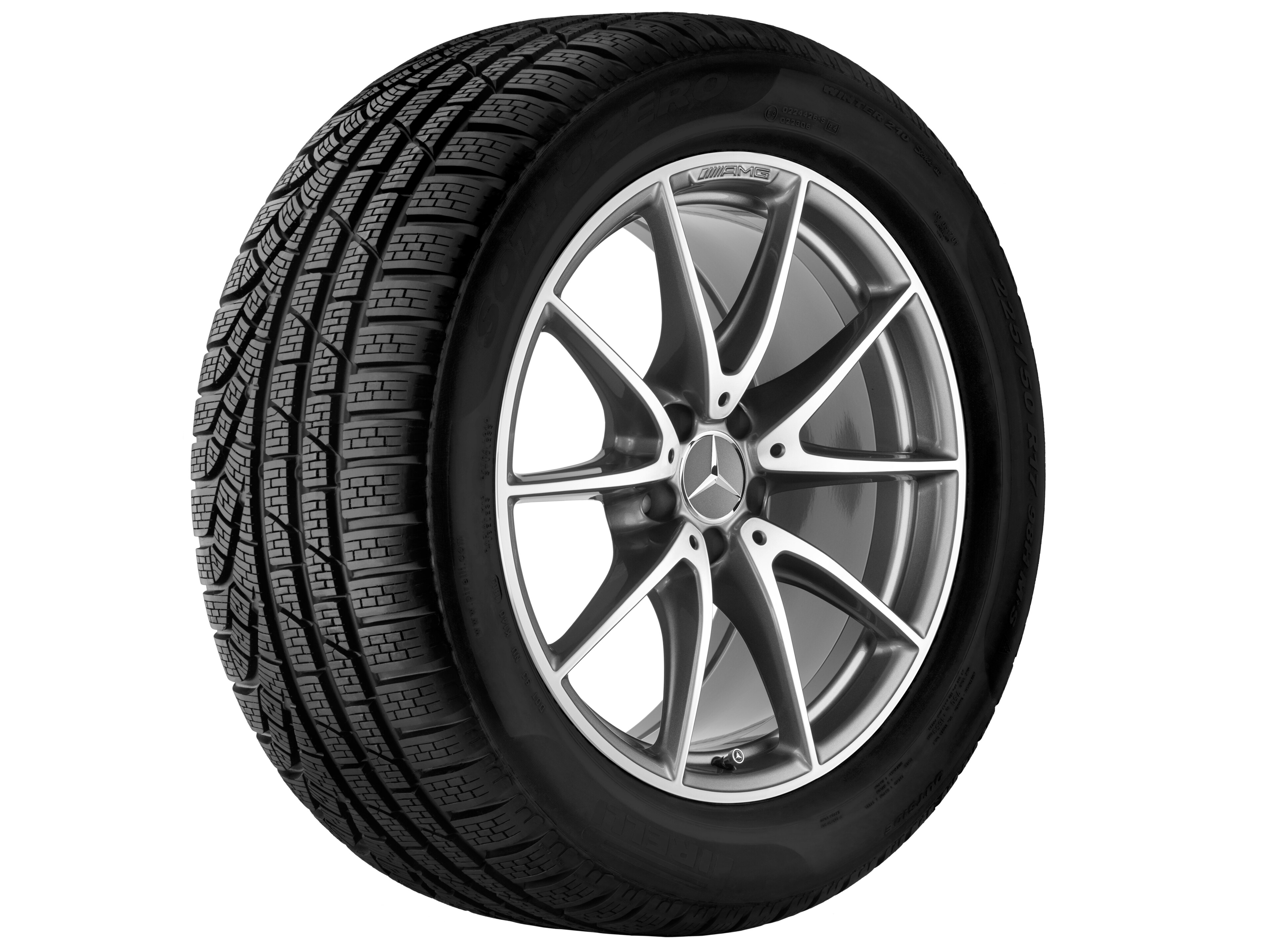 Mercedes-Benz - AMG 10-Speichen-Rad, 48,3 cm (19 Zoll) AMG 10-Speichen-Rad, 48,3 cm (19 Zoll)