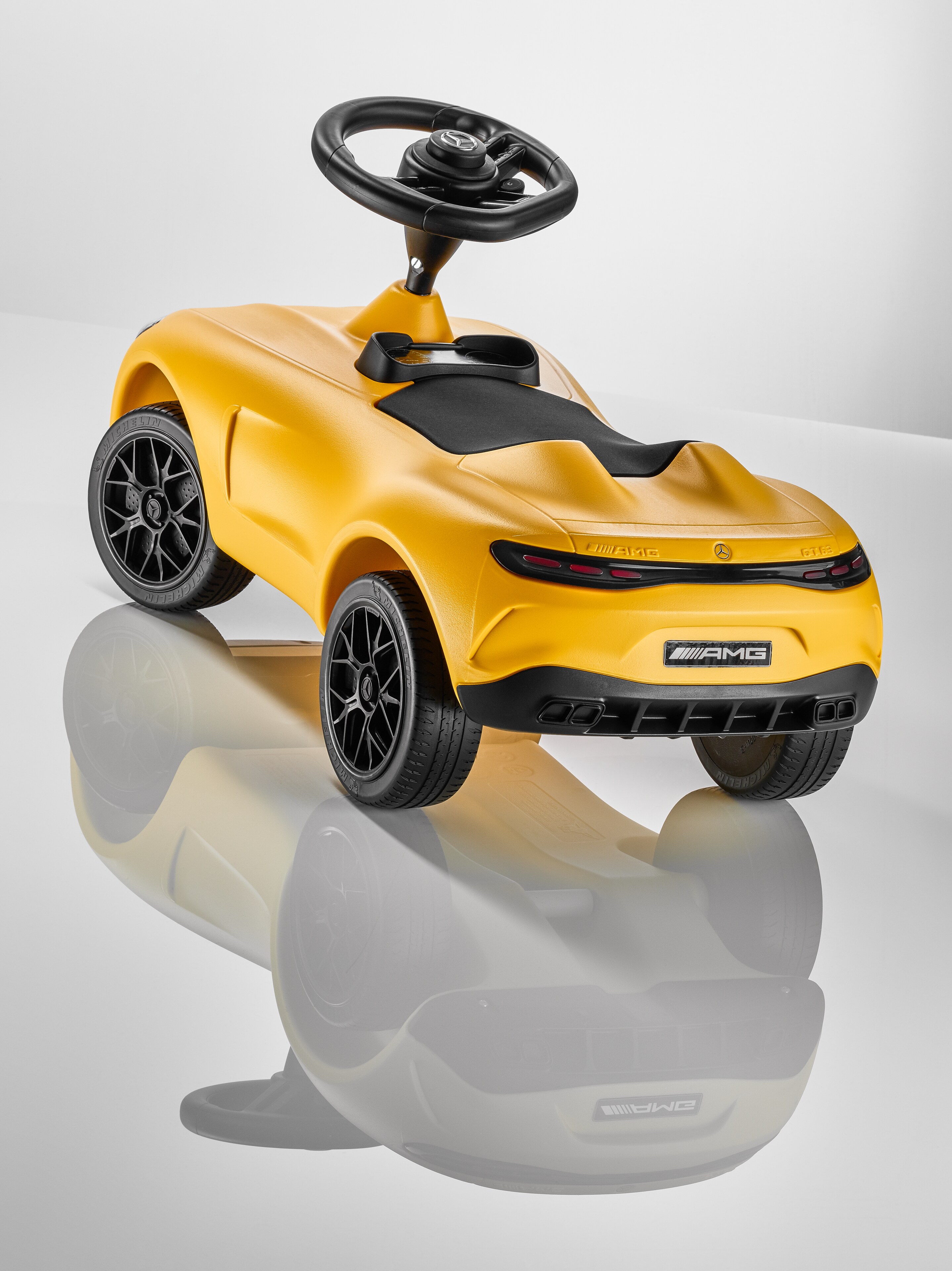 Kinderrutscher Bobby-AMG GT, sonnengelb, BIG