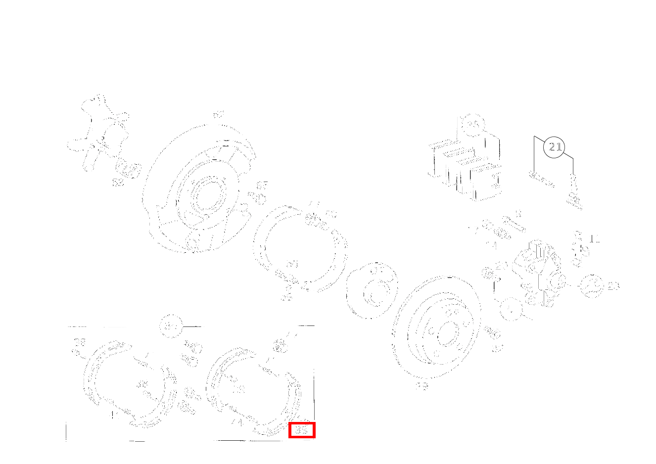 Zugfeder BREMSBACKEN AN ABDECKBLECH CLK 55 AMG CABR. 208