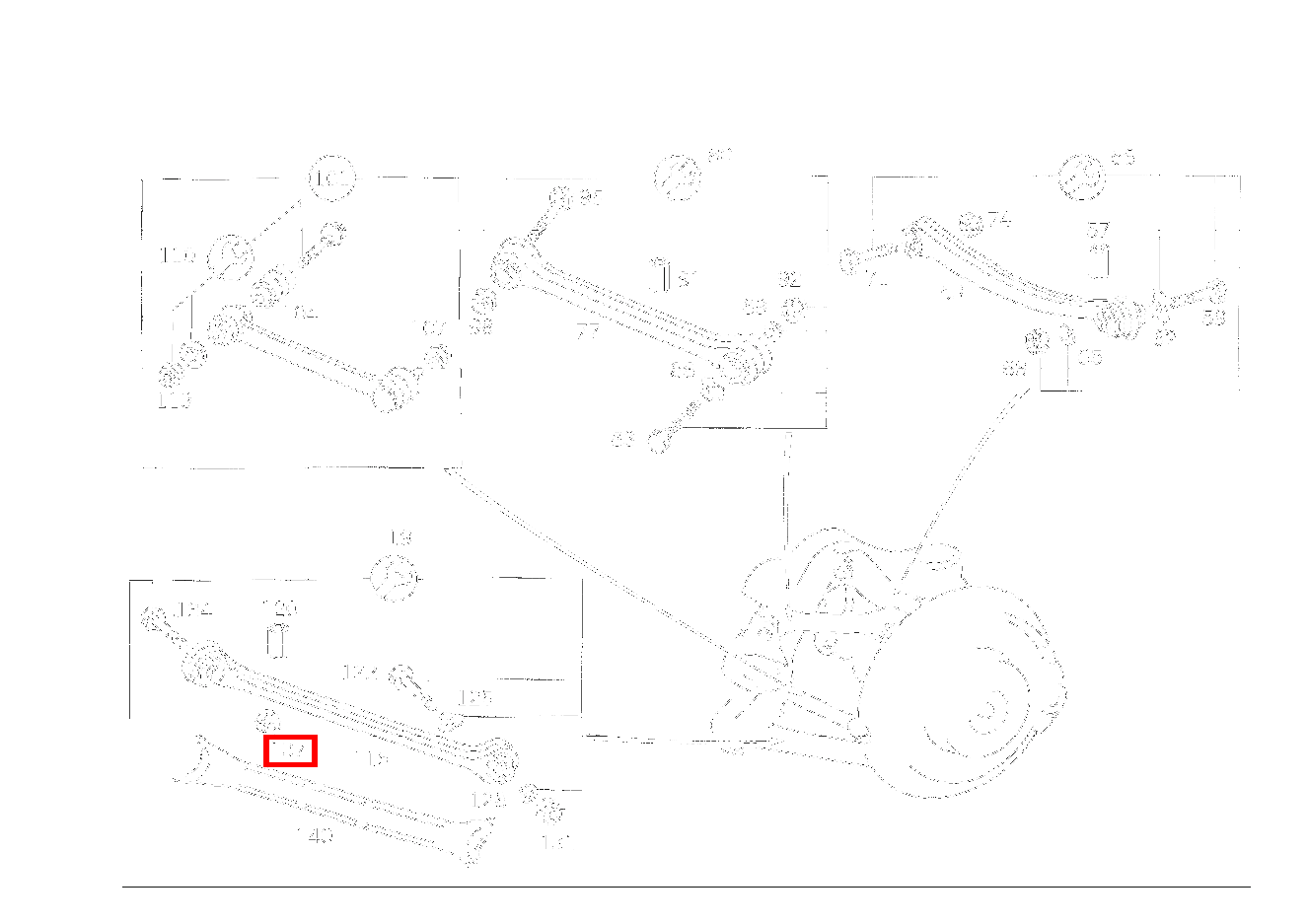 Sechskantmutter SCHUBSTREBE AN HINTERACHSTRAEGER M12X1.5 CLK 55 AMG CABR. 208