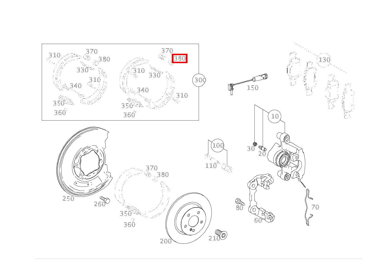 STUETZBUCHSE BREMSBACKENNACHSTELLUNG E 500/550 CABR. 207 STUETZBUCHSE BREMSBACKENNACHSTELLUNG E 500/550 CABR. 207