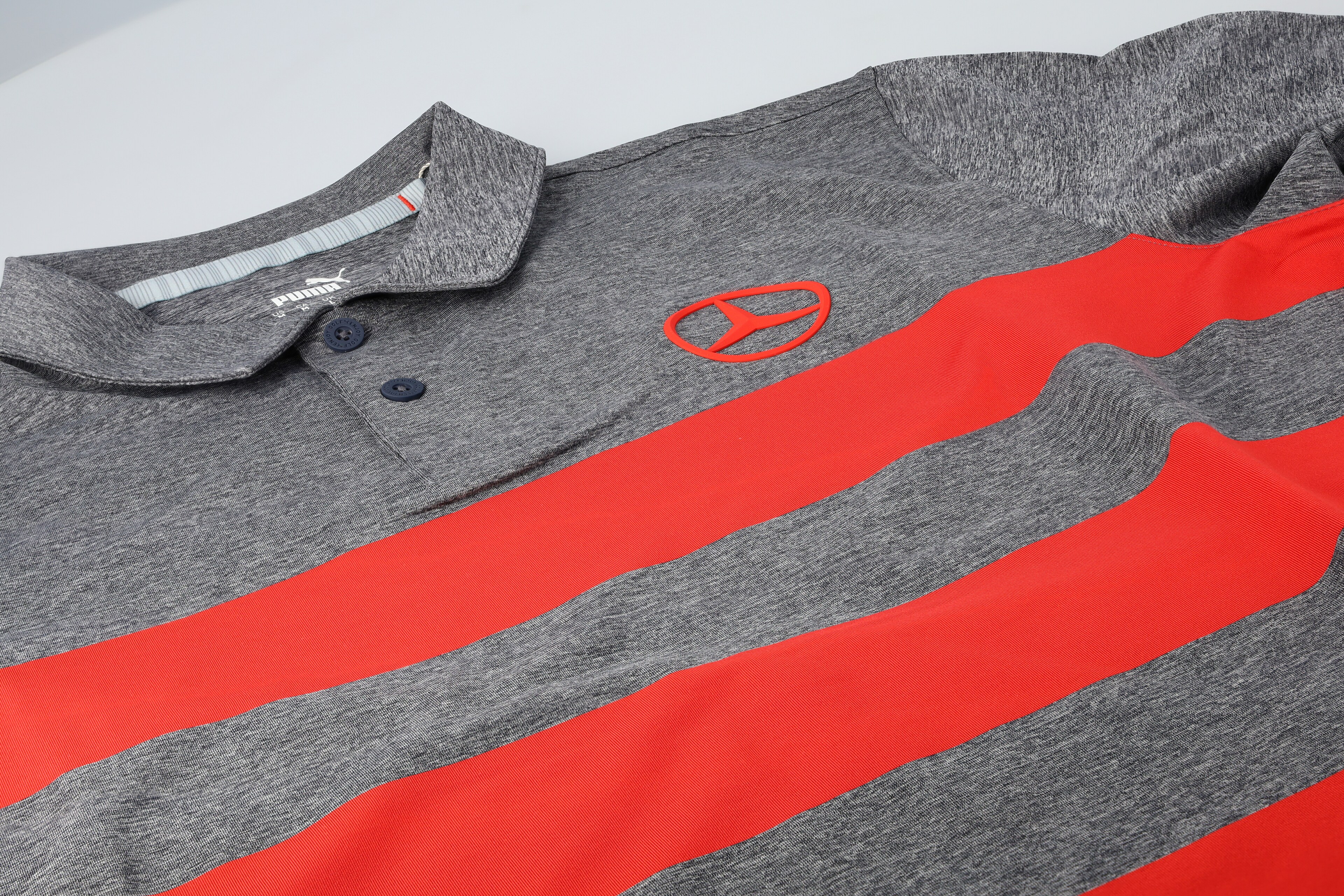 Golf-Poloshirt Herren, grau