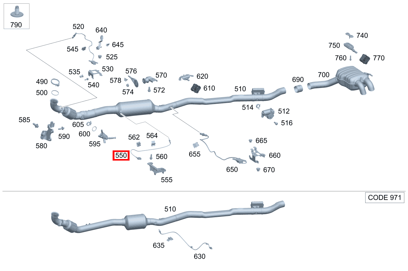 Temperatursensor GLE 450 d 4MATIC Coupé 167