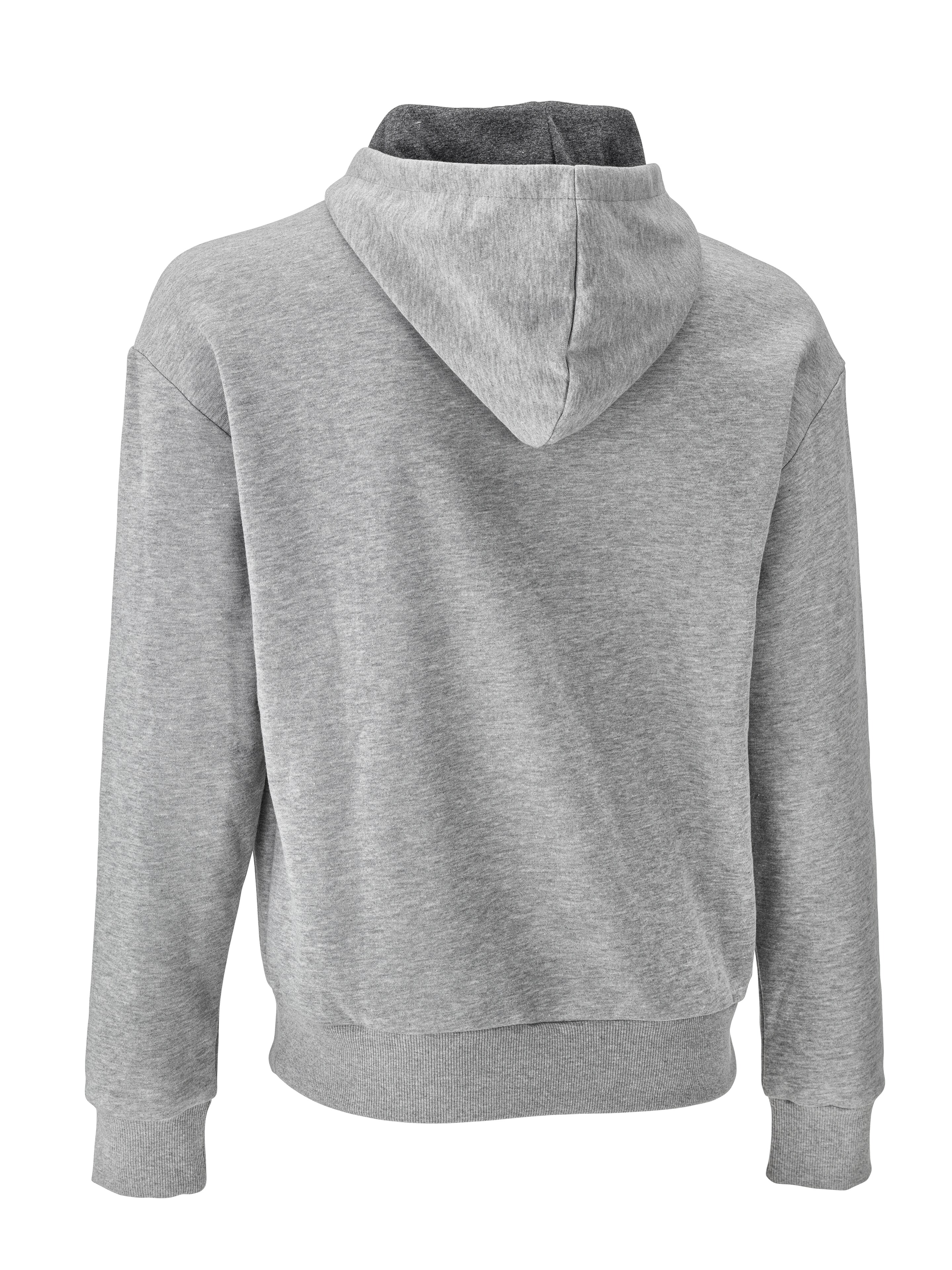 Sweathoody Unisex grau melange