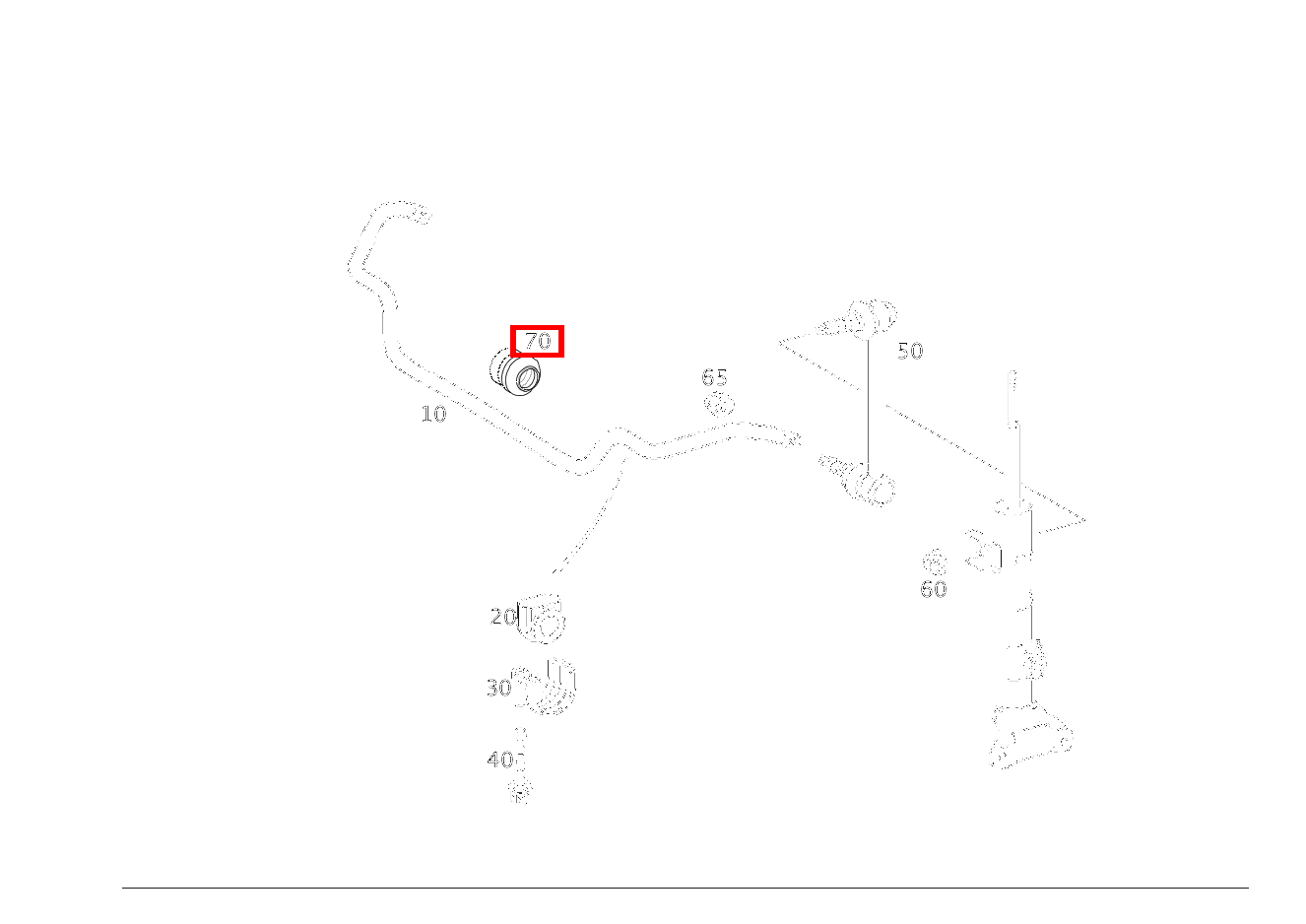 STAUBSCHUTZMANSCHETTE FUER GUMMILAGER VORN C 320 Sportcoupé 203