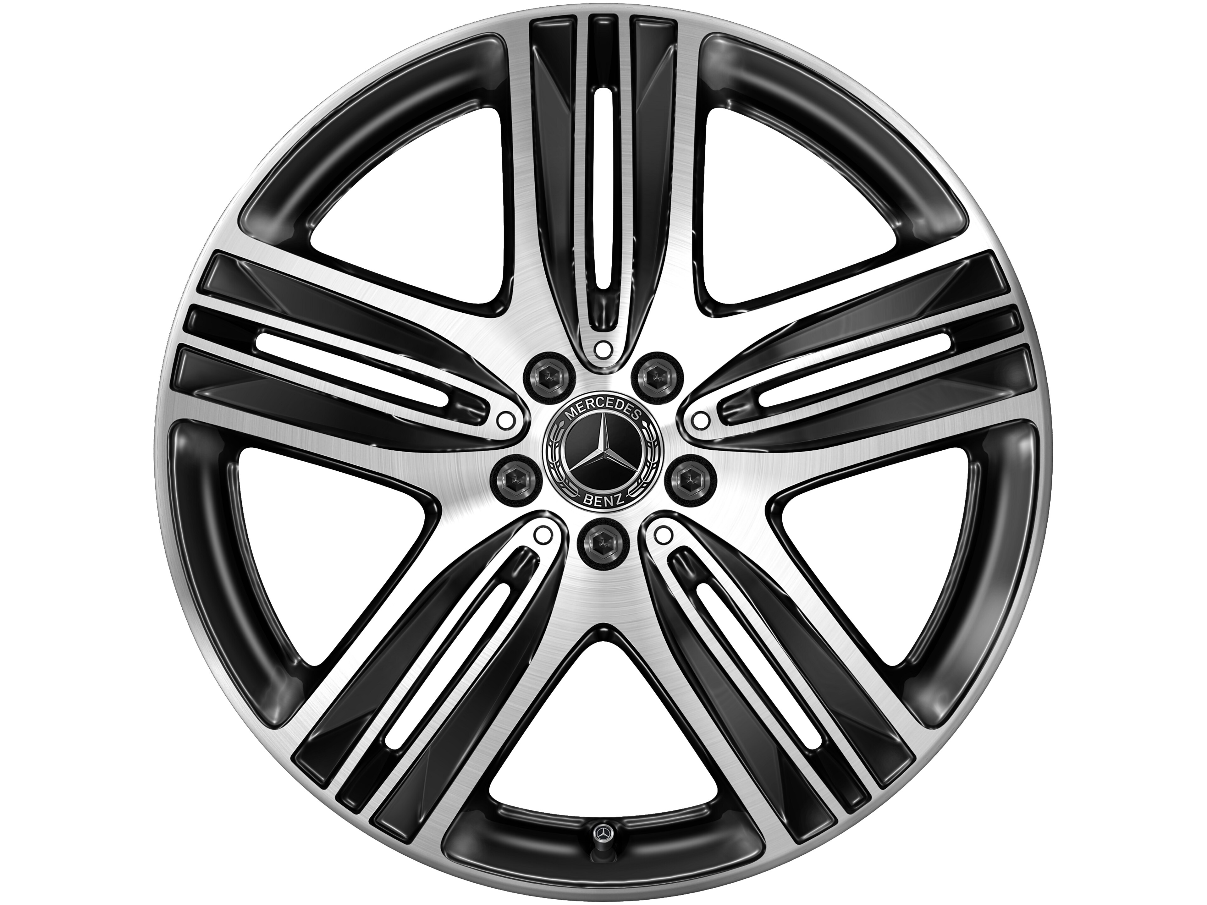 5-Speichen-Rad, 50,8 cm (20 Zoll), glanzgedre