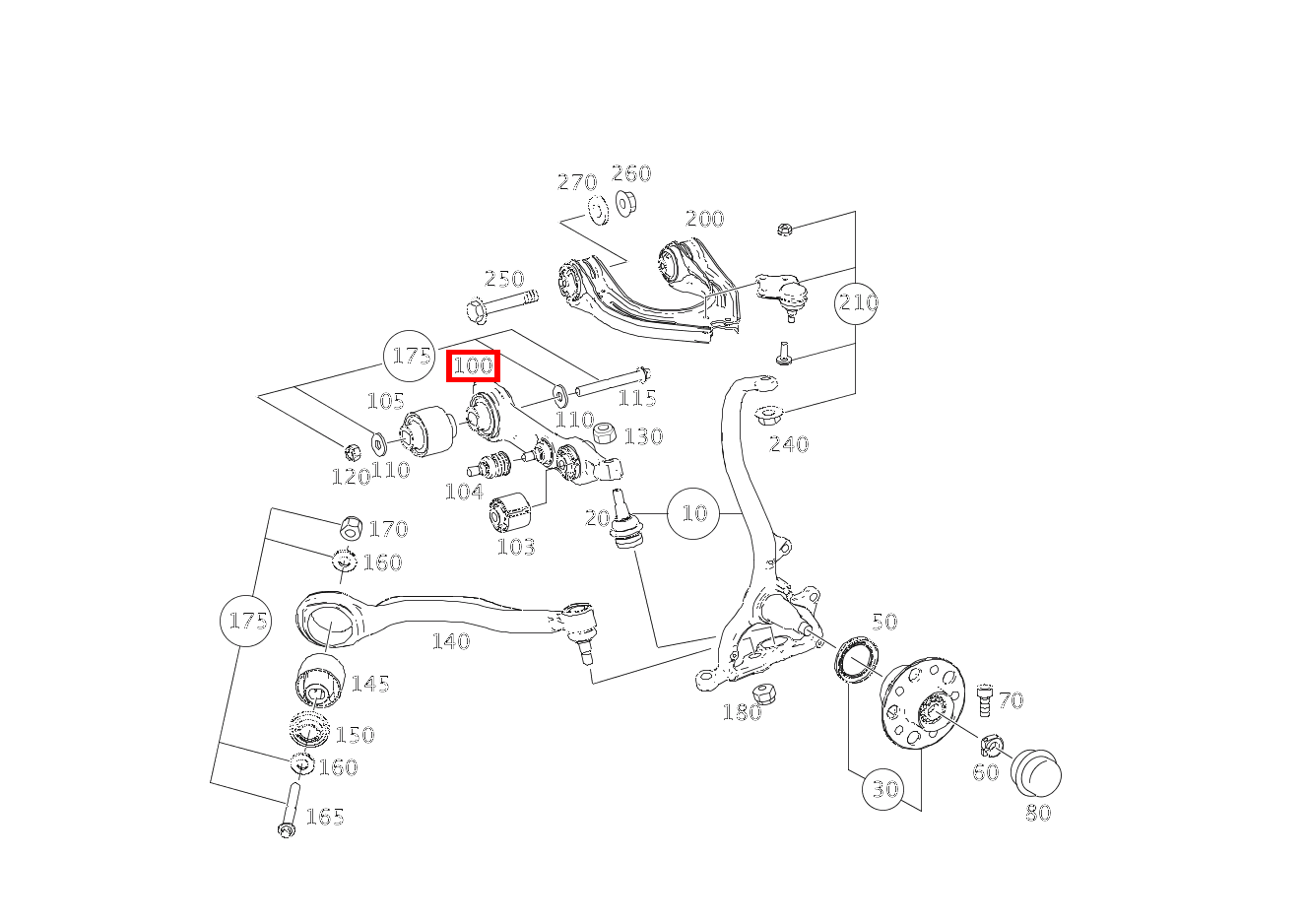 Querlenker UNTEN RECHTS CLS 55 AMG 219 Querlenker UNTEN RECHTS CLS 55 AMG 219
